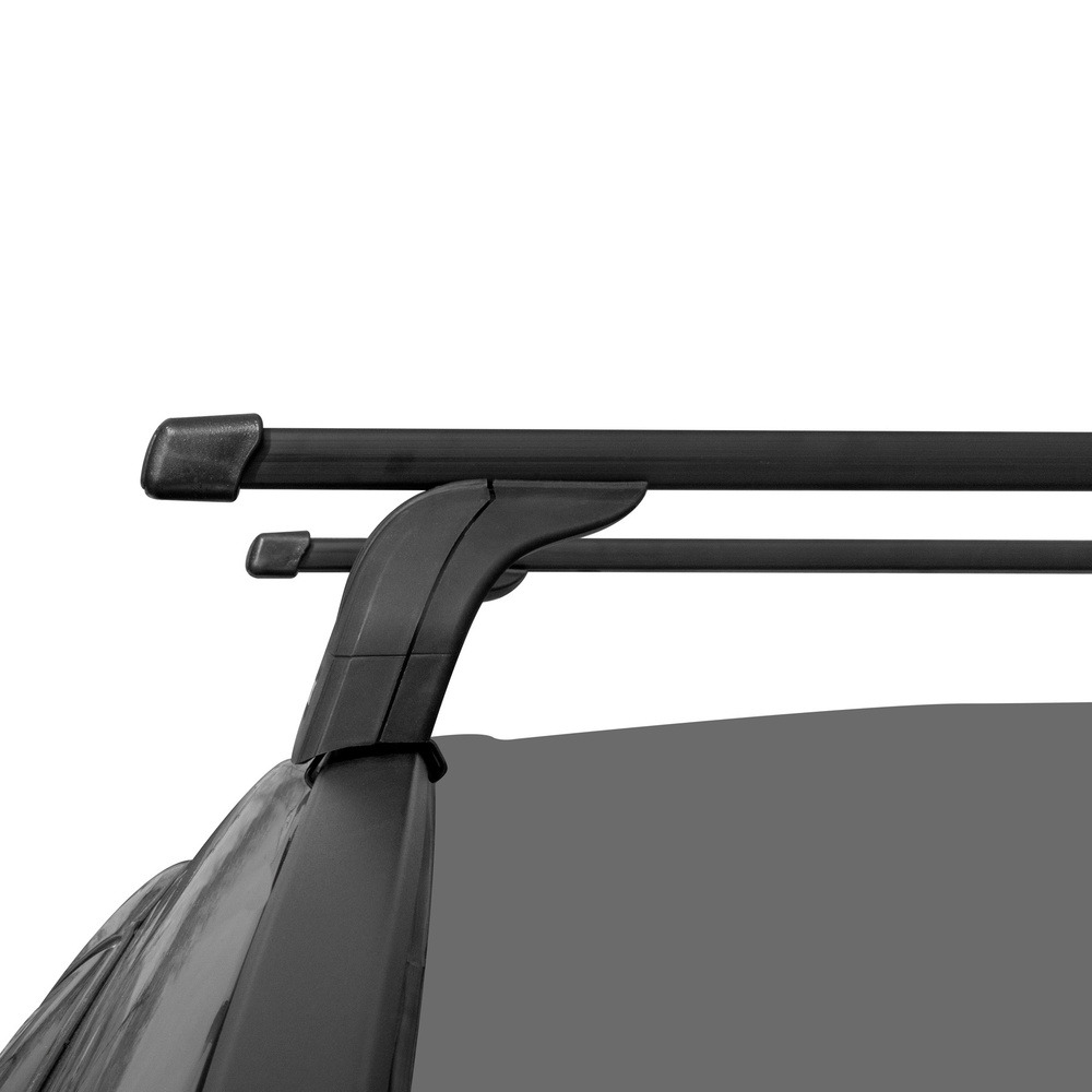 Багажник модельный на интегрированные рейлинги LUX БК2 прямоугольные дуги фото 7