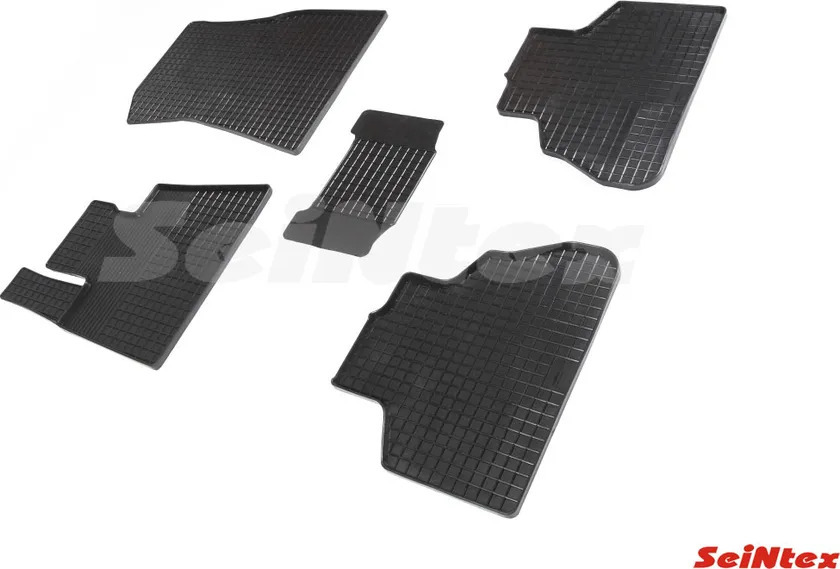 Коврики резиновые Seintex с узором сетка для салона BMW X5 G05 2019-2022 фото 2
