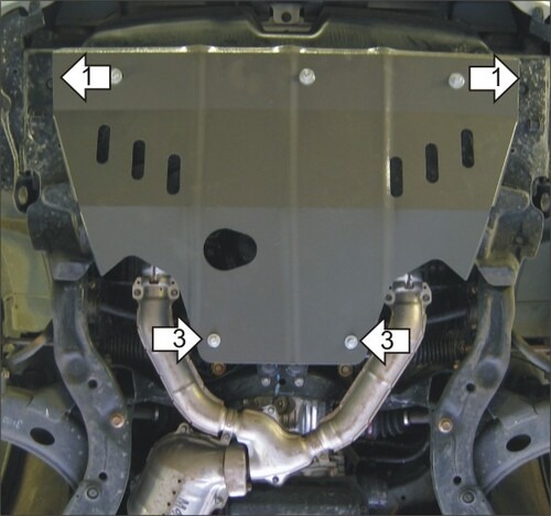 Защита Мотодор для картера Subaru Impreza II 2000-2007