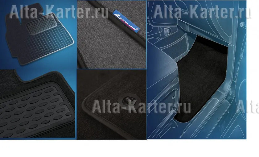 Коврики текстильные Element для салона Subaru Tribeca II B9 2008-2014 (2-х ряд.)