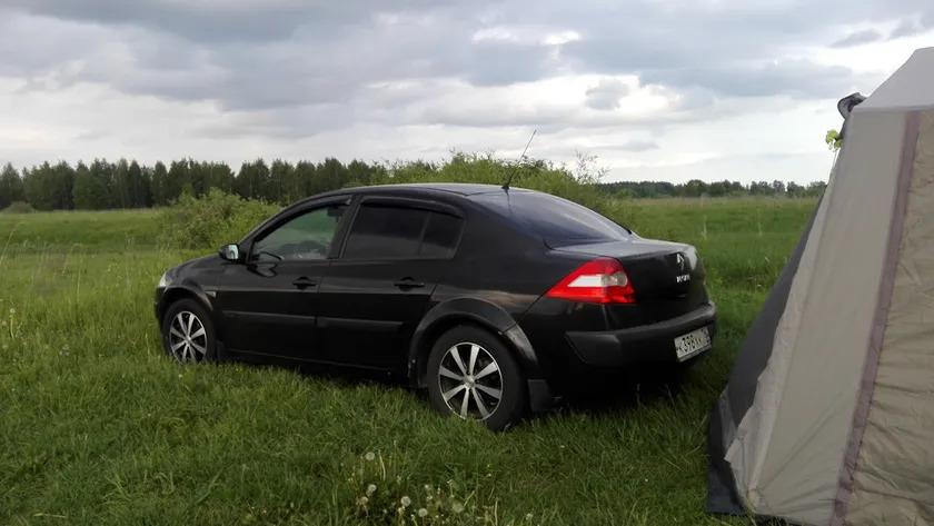 Дефлекторы SIM для окон Renault Megane II седан 2003-2008 фото 3