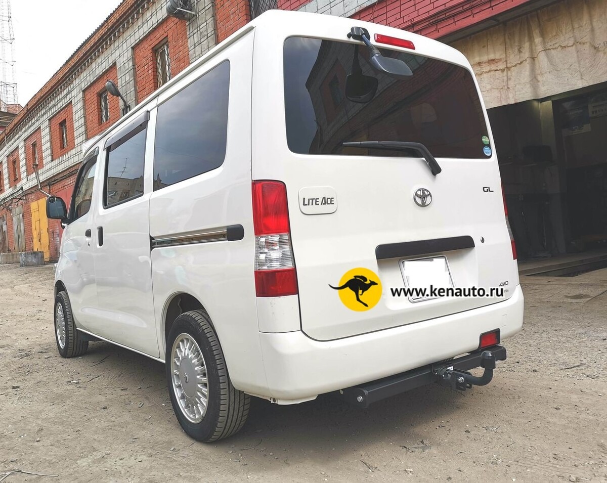 Фаркоп Halty для Toyota Lite Ace S400 (Mk.VI) 2008- /  Toyota Town Ace S400 (Mk.IV) 2008- /  Daihatsu Gran Max (Mk.I) 2007- / Mazda Bongo (Mk.V) 2020- Шар А фото 3