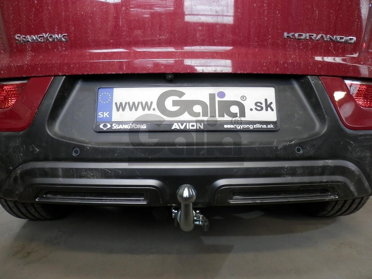 Быстросъёмный  оцинкованный фаркоп GALIA для KGM Korando 2023- / SsangYong Korando C300 (Mk.III) 2019-2023 Шар С фото 2