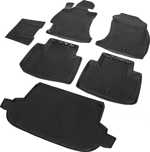Комплект ковриков Rival для салона и багажника Subaru Forester IV 2012-2018