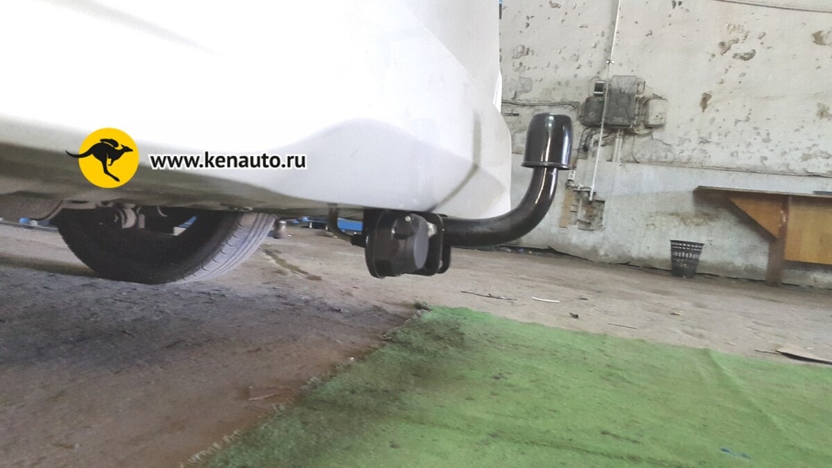 Фаркоп Halty для Nissan Serena C26 (Mk.IV) Highway Star, без парктроников 2010-2016 шар А фото 6