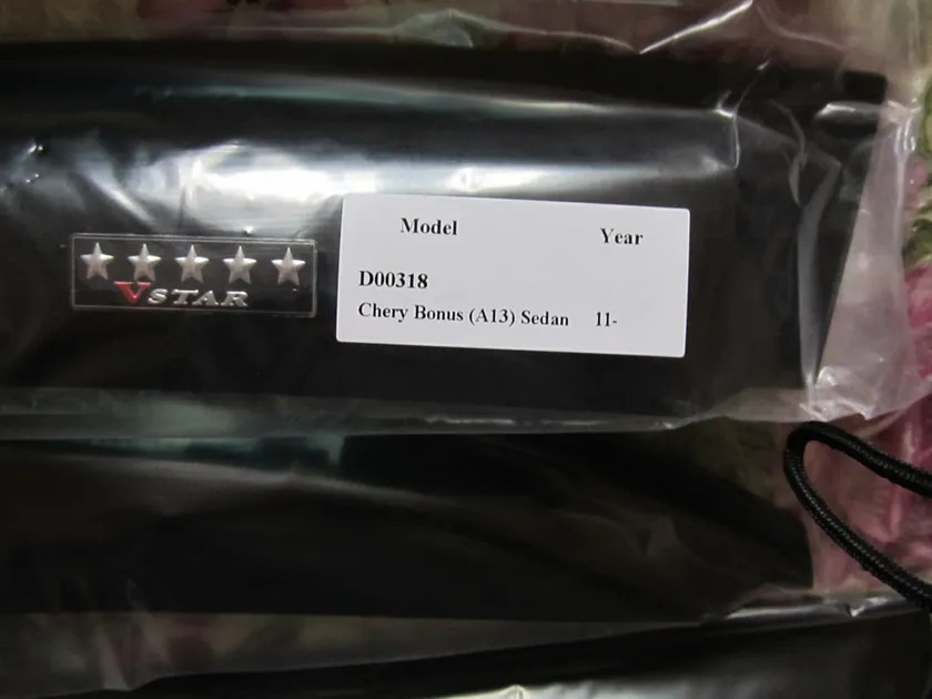 Дефлекторы V-Star для окон Chery Bonus A13 седан 2011-2013 фото 4