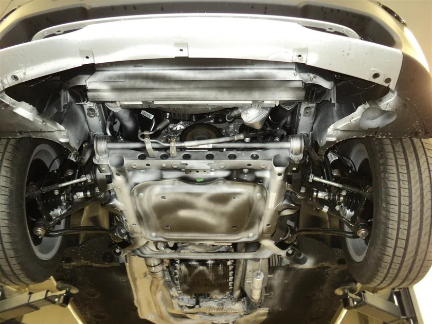 Защита алюминиевая АВС-Дизайн для картера и КПП BMW X1 E84 полный привод 2011-2015 фото 4