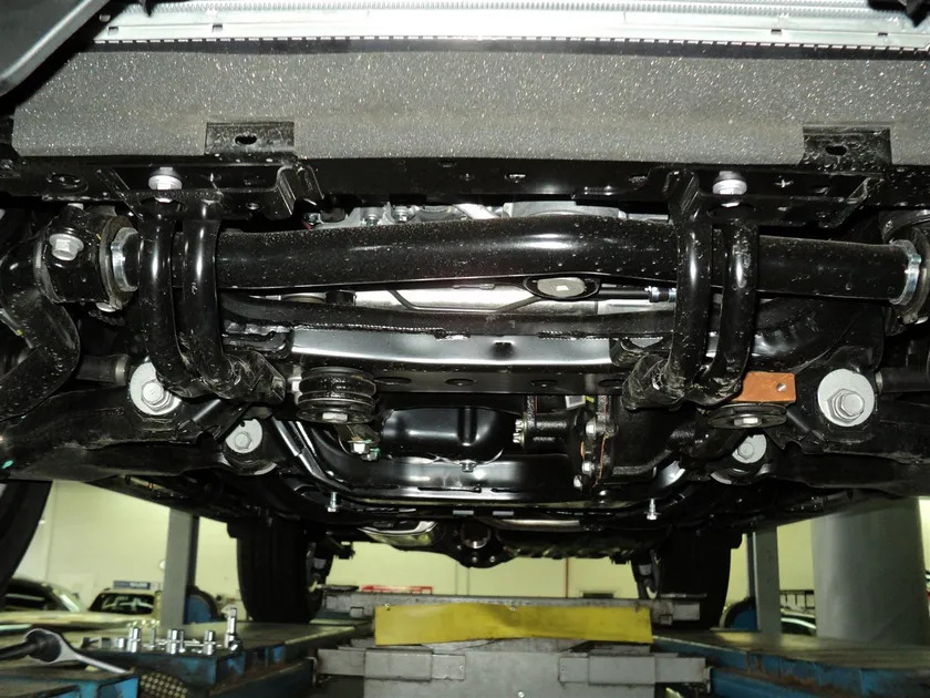 Защита композитная АВС-Дизайн для картера, КПП и РК (с защитной сеткой) Lexus GХ 460 2009-2022 фото 4
