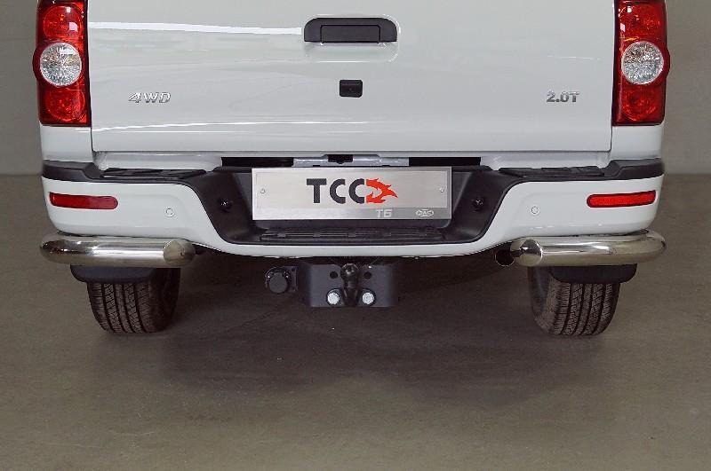 Фаркоп оцинкованный ТСС для JAC T6 (Mk.I) 2021-/ JAC T8 Pro (Mk.I) 2023-/Sollers ST6 (Mk.I) 2023- шар F фото 4