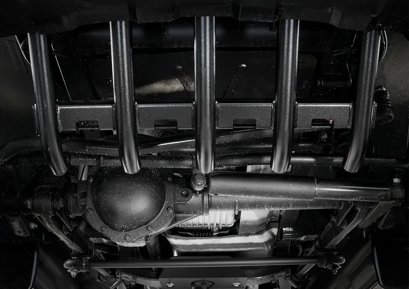 Защита АвтоБРОНЯ для рулевых тяг (из трубы) УАЗ Патриот 2014-2022 фото 2