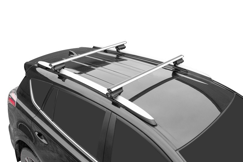 Багажник универсальный на рейлинги LUX БЭЛТ аэродинамические дуги фото 5