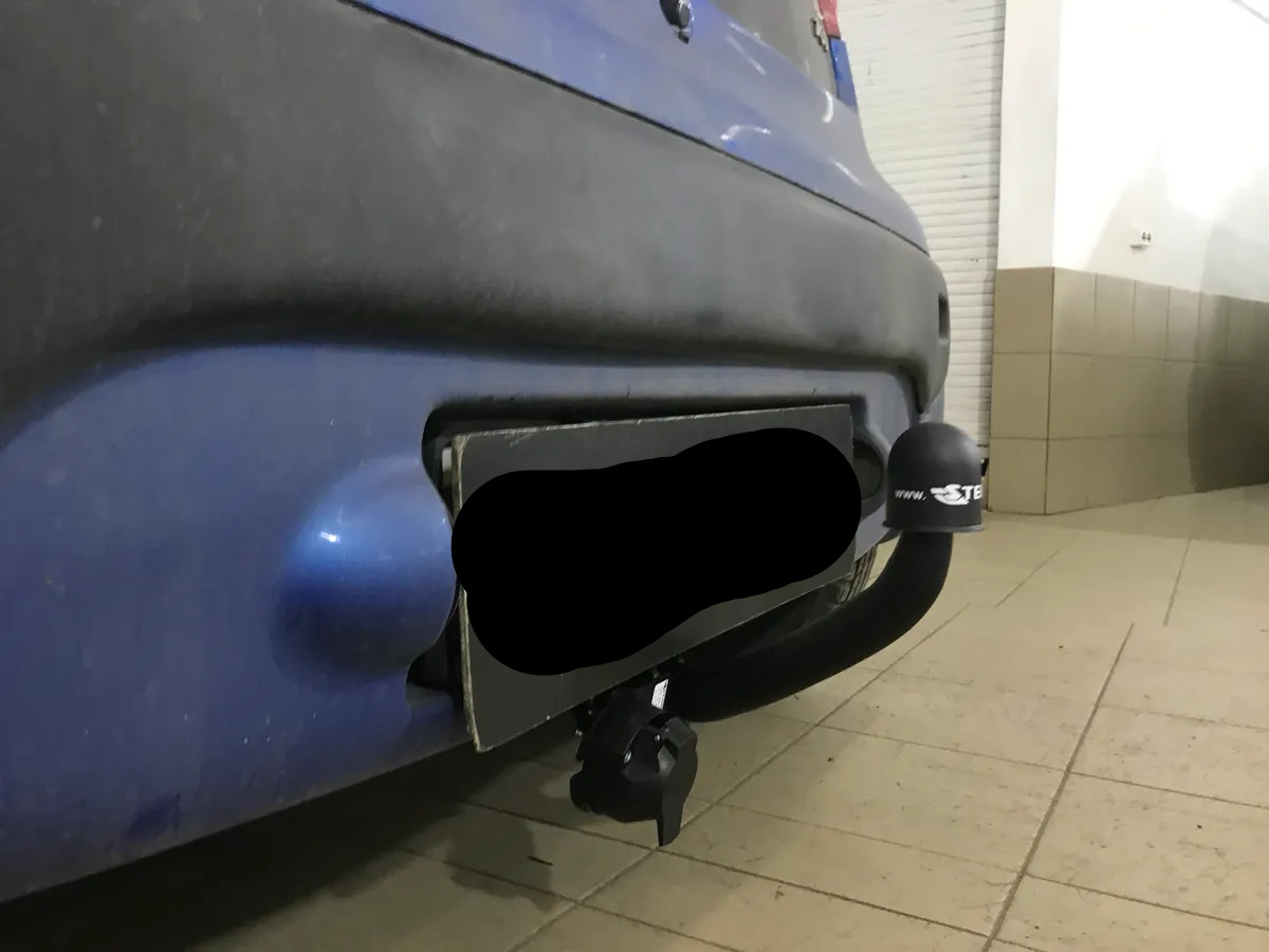 Фаркоп Steinhof для Toyota Aygo B10 (Mk.I) 2005-2014 / Peugeot 107 (Mk.I) 2005-2014 /  Citroen C1 (Mk.I) 2005-2014 Шар А фото 5