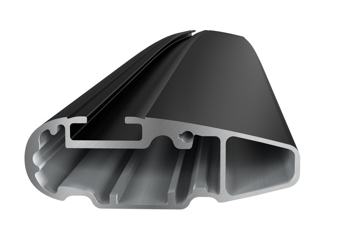 Багажник на интегрированные рейлинги Thule WingBar Black фото 9