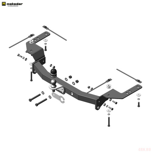 Фаркоп Motodor для Toyota Land Cruiser J200 (Mk.XI) 2007-2021/Lexus LX J200 (Mk.III) 2007-2021 шар FE