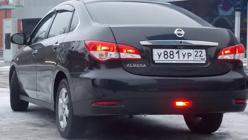 Дефлекторы SIM для окон Nissan Almera G15 седан 2013-2022 фото 4