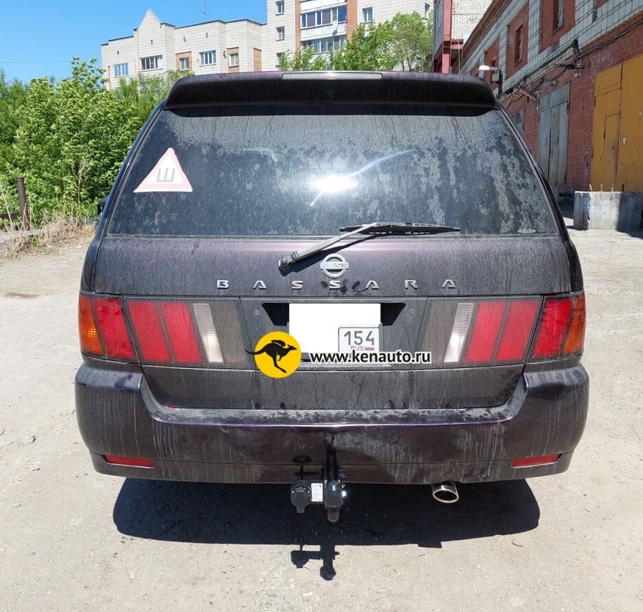 Фаркоп Halty для Nissan Presage U30 (Mk.I) 1998-2003/ Nissan Bassara JU30 (Mk.I) 1999-2003 шар А фото 3