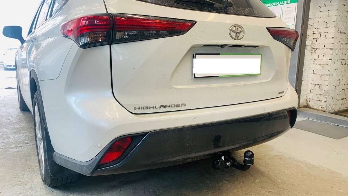 Фаркоп Steinhof для Toyota Highlander XU70 (Mk.IV) 2019- Шар A фото 5