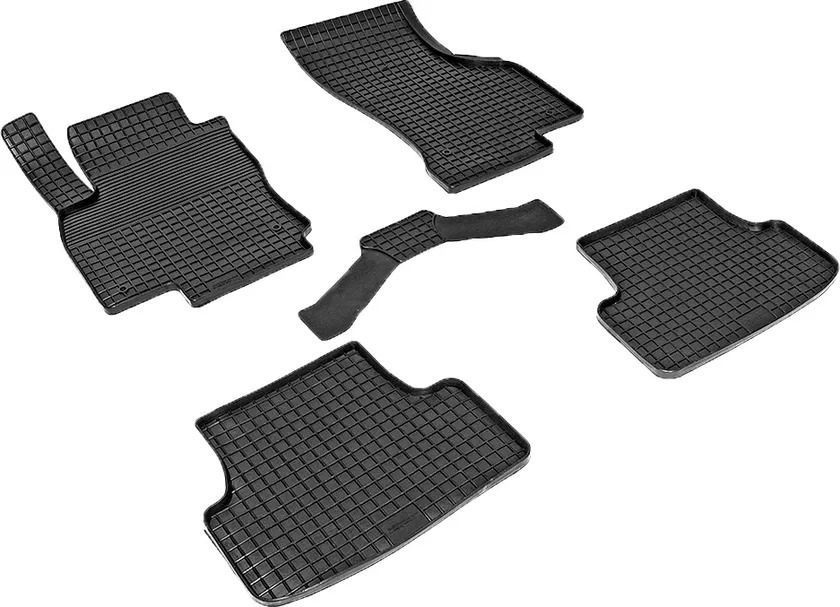 Коврики резиновые Seintex с узором сетка для салона Audi А3 8V 2012-2022