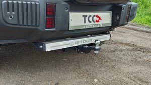 Быстросъёмный фаркоп ТСС для Jetour T2 (Mk.I двигатель 2л 4WD) 2024- Шар Е фото 3