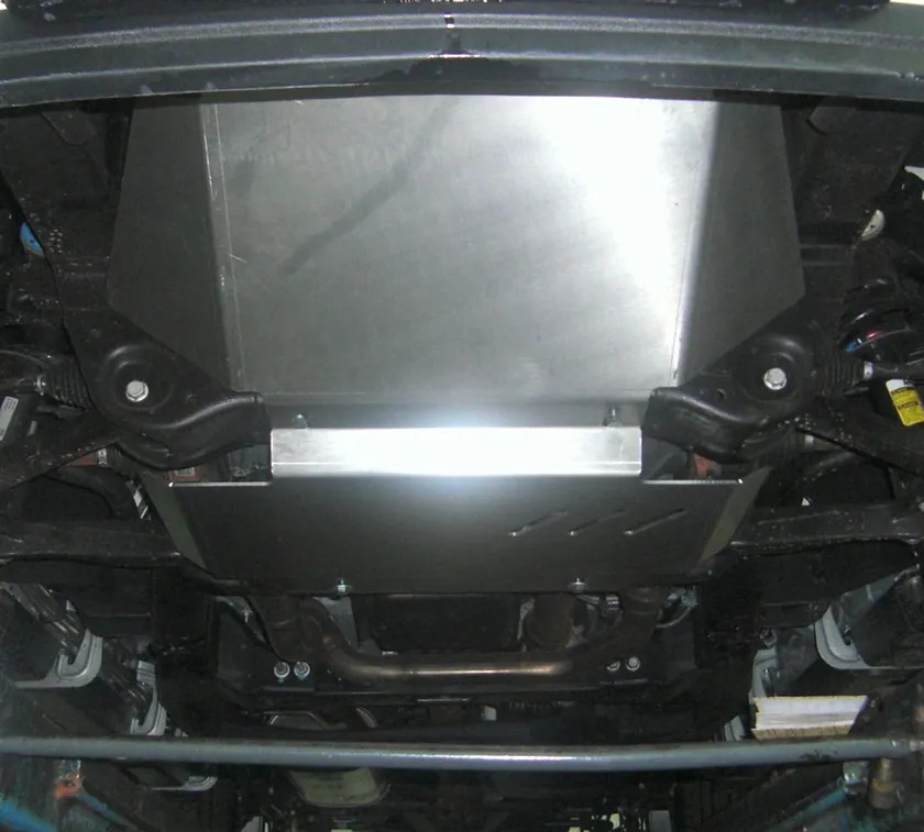 Защита алюминиевая АВС-Дизайн для картера Cadillac Escalade III 2010-2014 фото 2