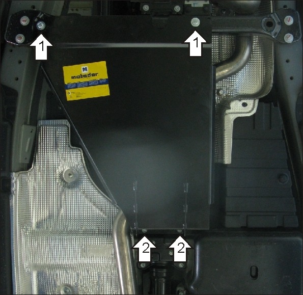 Защита Мотодор для РК Volkswagen Touareg I 2006-2010