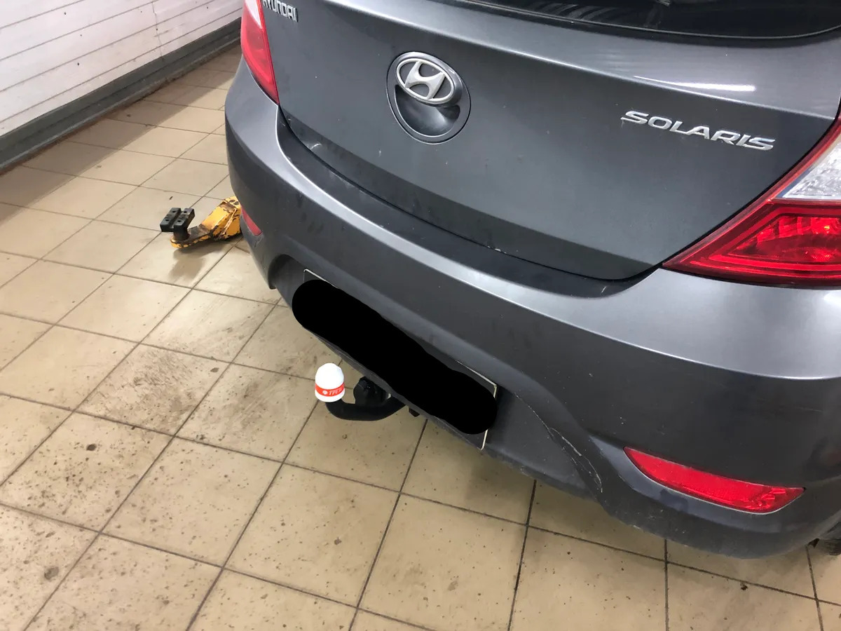 Фаркоп Трейлер для Hyundai Solaris (Mk.I) 2010-2017 /  Kia Rio (Mk.II) 2011-2017 Шар А фото 2