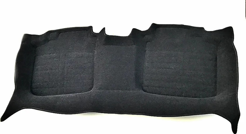 Коврики текстильные Euromat 3D 5D с высокими бортами для салона Toyota Camry VII 2012-2022 Черные фото 4