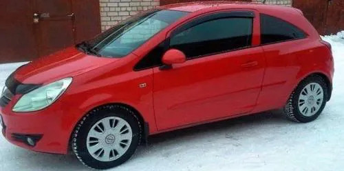 Дефлекторы SIM для окон Opel Corsa D 3дв. Хэтчбек 2006-2014