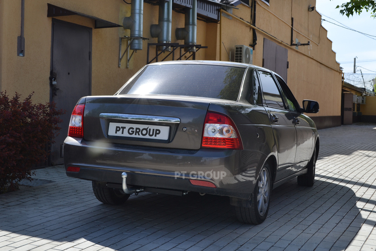 Фаркоп PT GROUP для  Lada Priora седан/хетчбек 2007-2018 Шар А фото 7