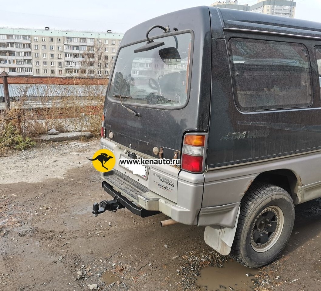 Быстросъёмный фаркоп Halty для Mitsubishi Delica (Mk.III) 1986-1999 Шар Е фото 6