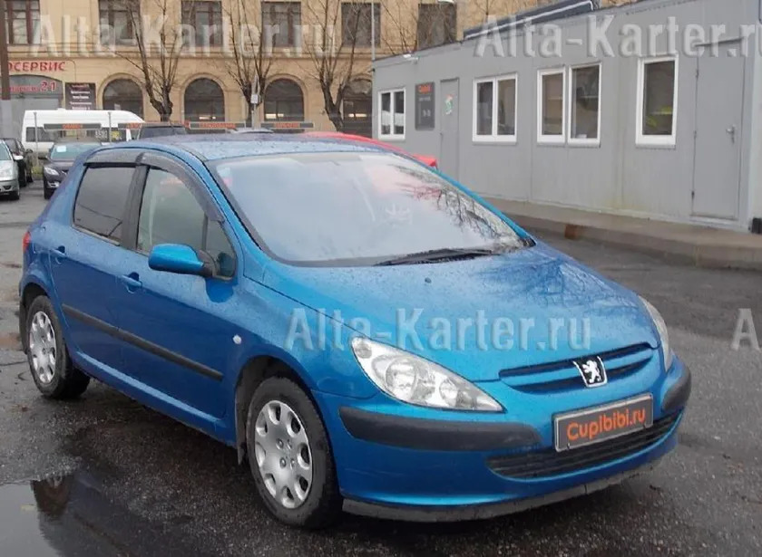 Дефлекторы Cobra Tuning для окон Peugeot 307 хэтчбек 5-дв. 2001-2008