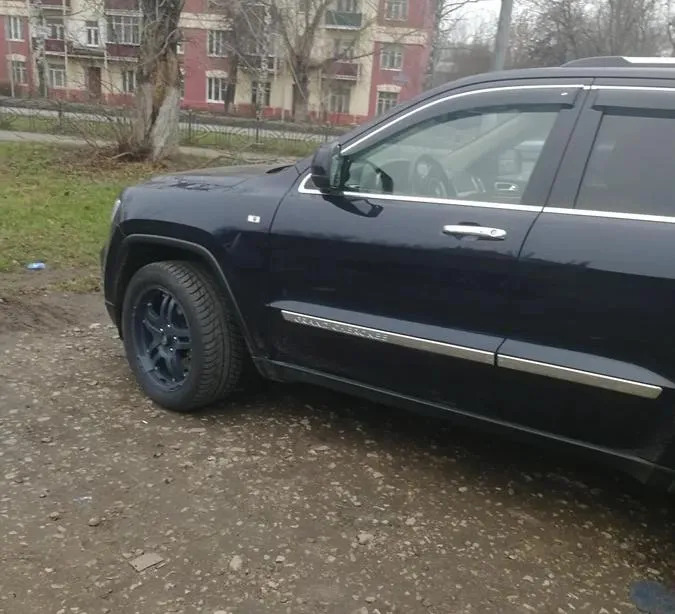 Дефлекторы Cobra Tuning для окон (с хром. молдингом) Jeep Grand Cherokee WK2 2010-2014 фото 3