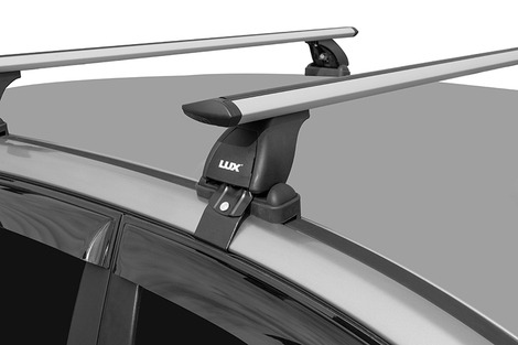 Багажник модельный на гладкую крышу LUX БК1 крыловидные дуги фото 4