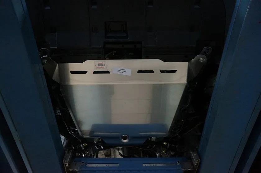 Защита алюминиевая АВС-Дизайн для картера и КПП Honda CR-V IV 2012-2015 фото 4