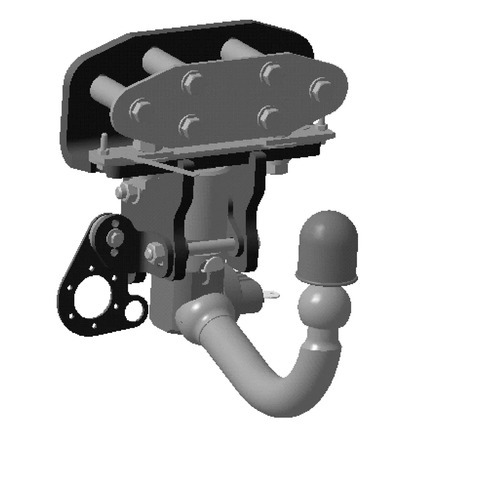 Быстросъёмный фаркоп Oris для Toyota Land Cruiser 200 (Mk.XI) 2007-2021 / Lexus LX (Mk.III) 2007-2021 Шар V без ключа 