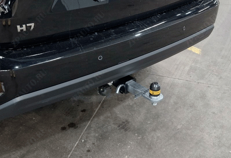 Быстросъёмный фаркоп Motodor с оцинкованным шаром для Haval H7 (Mk.I) 2024- Шар Е фото 2