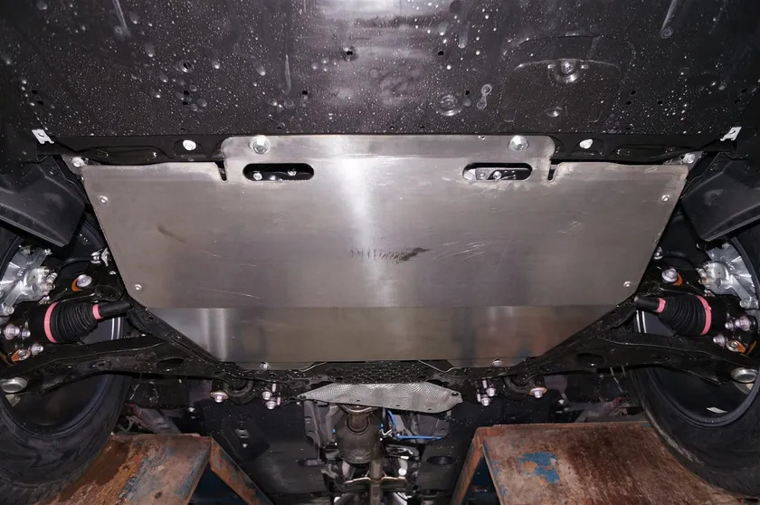 Защита алюминиевая АВС-Дизайн для картера и КПП Mazda 3 III 2013-2018 фото 3