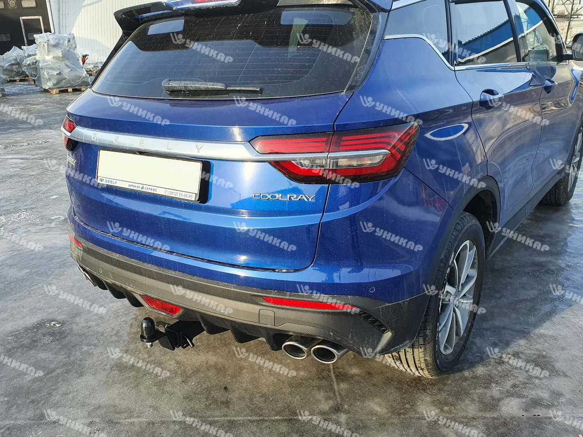 Быстросъёмный фаркоп УНИКАР для GEELY Coolray (Mk.I) 2018- / Belgee X50 2018- Шар Е  фото 3
