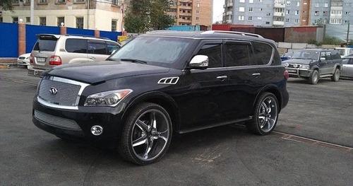 Дефлектор SIM для капота Infiniti QX56 2010-2013