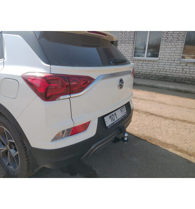 Фаркоп Бизон для KGM Korando C300 (Mk.I) 2023-/ Ssang Yong Korando 4 2019-2023 шар Е фото 4
