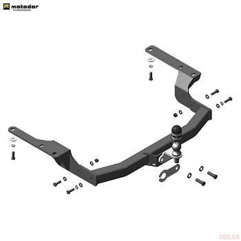 Фаркоп оцинкованный Motodor для Toyota Highlander XU50 (Mk.III) 2014-2020 шар FE