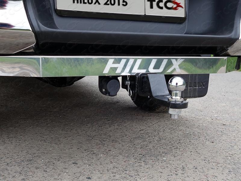 Фаркоп оцинкованный ТСС для Toyota Hilux AN120 (Mk.VIII) 2015- шар Е фото 2