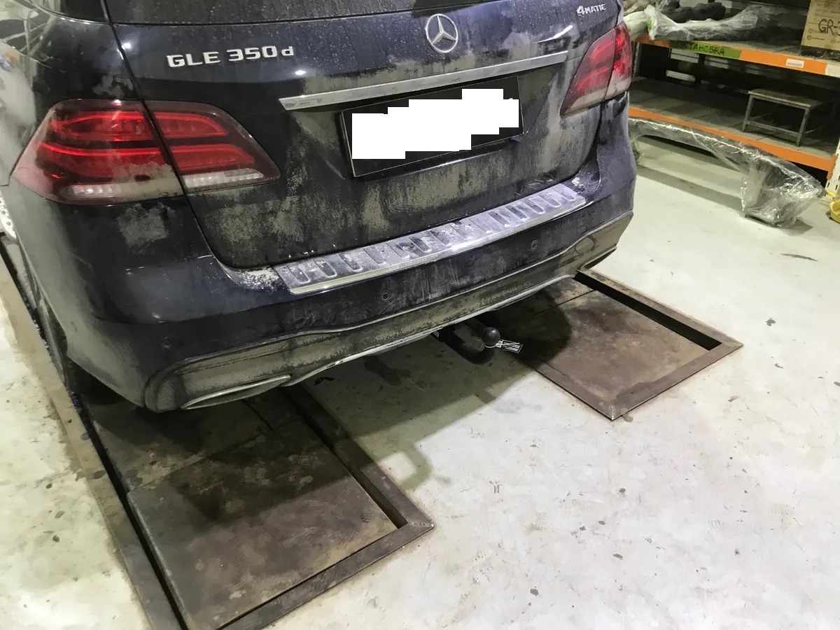 Быстросъёмный фаркоп Steinhof для Mercedes GLE-Class w166 (Mk.I) 2015-2018 Шар AV фото 5
