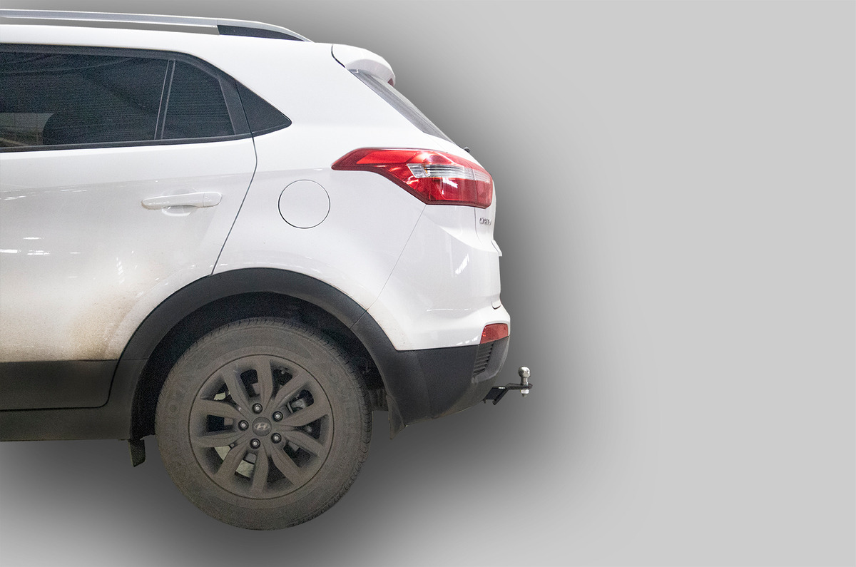 Фаркоп Лидер-Плюс для Hyundai Creta (Mk.I) 2015-2020 (Mk.II) 2020- шар Е фото 4